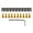 Gold, variant on Riousery M6 Motorcycle Windscreen Fairing Bolt Kit Fastener Clip Screw Anodized Aluminum Replacement Universal Fit For Kawasaki Suzuki Red 21 Pieces Hardware Set (3.15 inches / 8.0 cm)