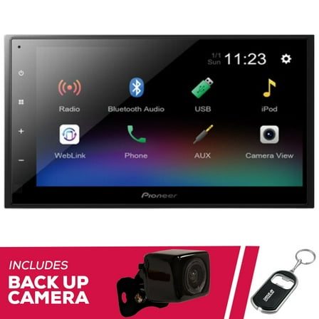 New Pioneer DMH-342EX 6.8" Multimedia (Does Not Play Disc) w/ Backup Camera