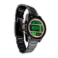 thumbnail image 3 of Reloj Digital Steiner Con Brazalete De Acero Inoxidable 42 mm Bisel Oro Rosa, 3 of 4