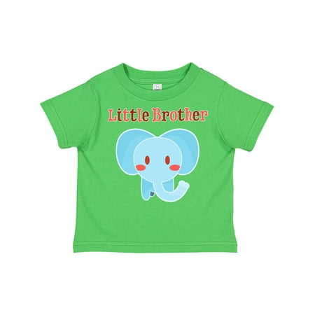 

Inktastic Little Brother elephant Gift Toddler Boy Girl T-Shirt
