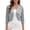 Pink Star, variant on Anygrew Women's Lightweight Cardigans Casual 3/4 Sleeves Shrugs Open Front Cropped Cardigan Bolero for Dress