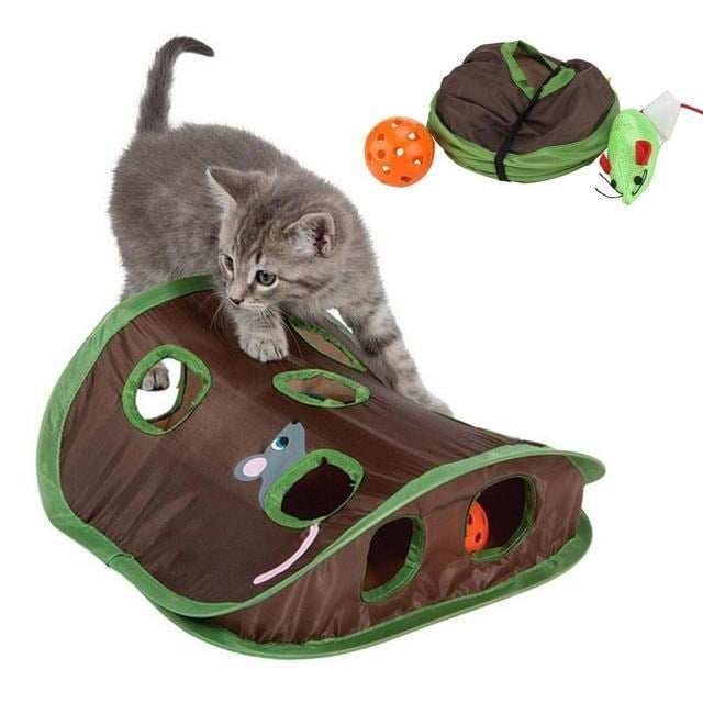 Hide and seek cat toy hot sale