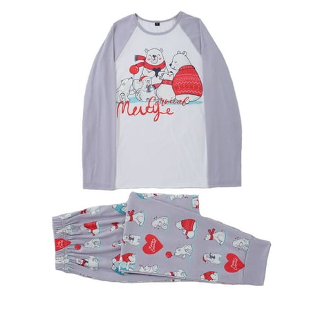 

Clearance Family Christmas Pajamas Matching Sets Xmas Elk Printed Pjs Plaid Long Sleeve Tops and Pant Holiday Sleepwear