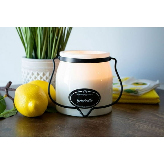 Milkhouse Candles 16 Ounce Jar Candles - LIMONCELLO
