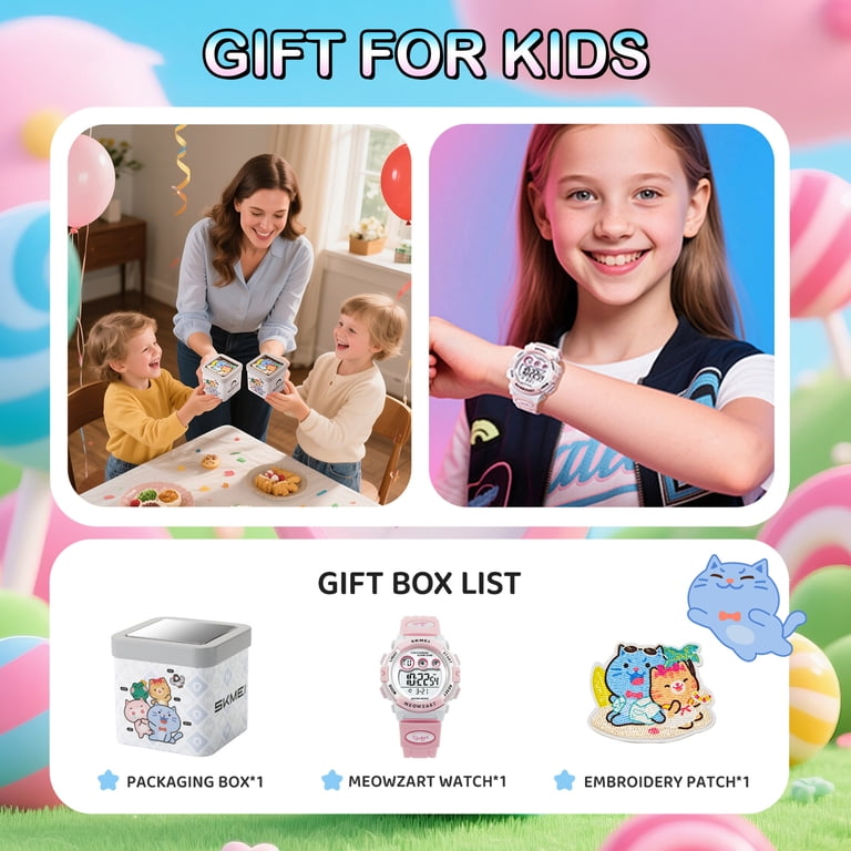 SKMEI Kids Digital Sport Watch with Colorful LED photo 4
