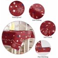 thumbnail image 6 of Rectangle Patriotic Memorial Tablecloth Stainproof Tablecloths,Wipeable Table Cloth Wrinkle-Free for Round/Rectangle/Oval/Square/Dining/Party,Stars Red Blue Fireworks 4th of July 60x102, 6 of 6