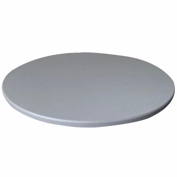 Polyester Round Tablecloth with Waterproofs Feature Table Cloth Cover Fit Tables Up to 90cm Spill Proof Table Cover