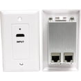 thumbnail image 2 of hdmi over cat5e wall plate extender - white, 2 of 2