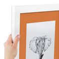 thumbnail image 6 of ArtToFrames 12x16" Matted Picture Frame with 8x12" Single Mat Photo Opening Framed in 1.25" Satin White Frame and 2" Octoberfest Mat (FWM-3966-12x16), 6 of 8