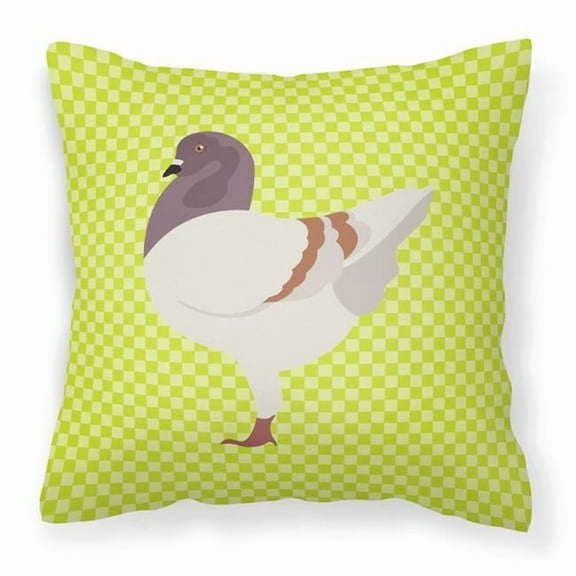 Carolines Treasures BB7775PW1818 German Modena Pigeon Green Fabric Decorative Pillow, 18 x 18 in.
