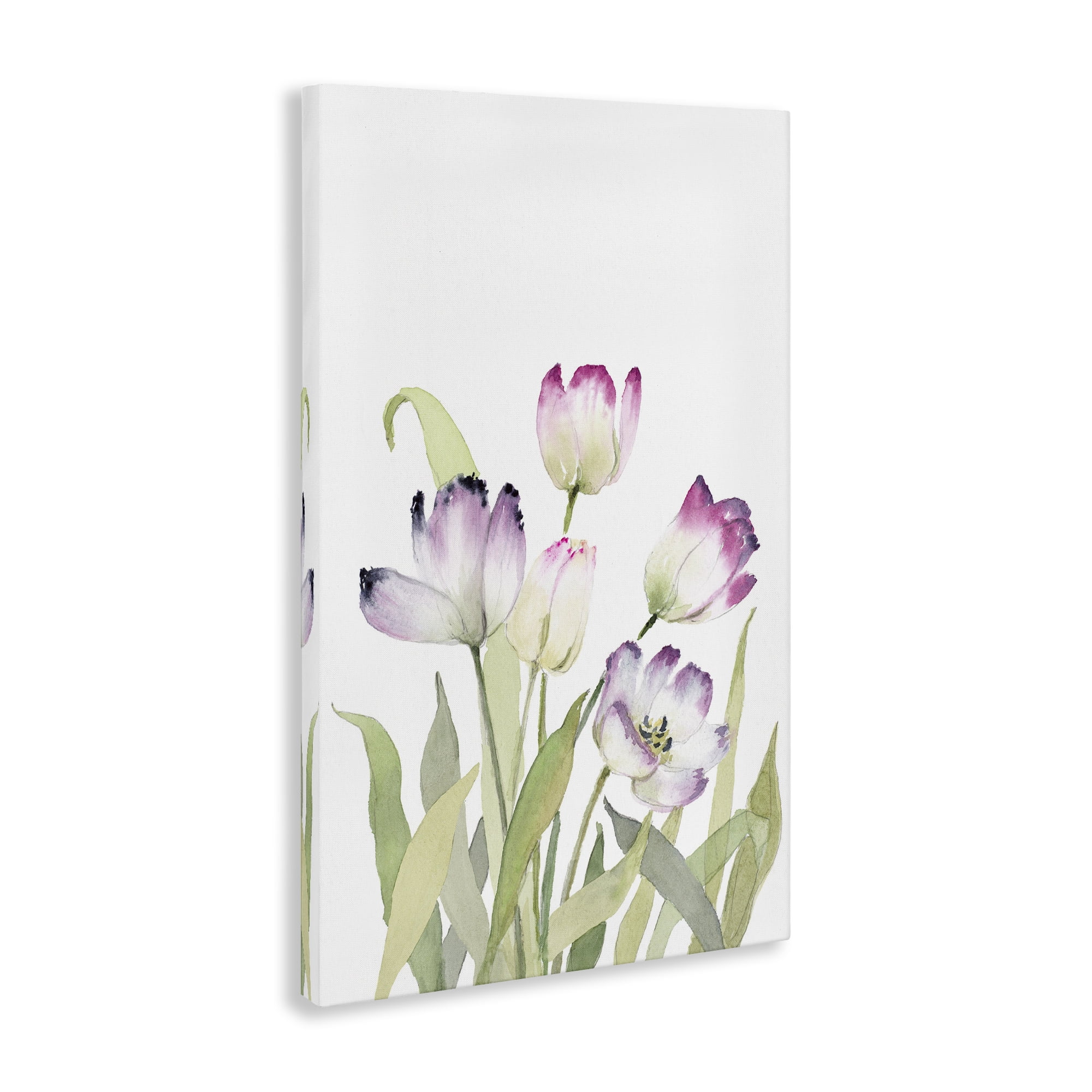Stupell Industries Fresh Garden Tulips Botanical & Floral Painting Gallery Wrapped Canvas Art Print Wall Art, 30 x 45