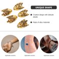 thumbnail image 3 of OUNONA 5Set Golden Metal Flower Shaped Caps for Jewelry Making Diy Accessories, 3 of 6