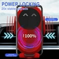 thumbnail image 4 of Holloyiver Wireless Car Charger, Automotive Electric Induction 15W Wireless Charger, Car Vent Mount Bracket Fast Charging Auto-Clamping Car Phone Holder Mount Air Vent Phone Holder, 4 of 9