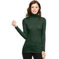 thumbnail image 1 of Vivian's Fashions Top - Turtle Neck Top (Green, 3X), 1 of 3