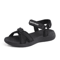 thumbnail image 1 of Dream Pairs Women's Summer Fashion Comfort Sport Sandals Outdoor Athletic Hiking Sandals QDL19001L BLACK Size 7.5, 1 of 5