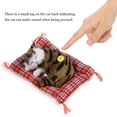 thumbnail image 3 of Garosa Simulation Chat Jouet, Peluche et Tissu Simulation de Matériel Chat, Cadeaux de Noël Simulation de Sommeil Chat, 3 of 8