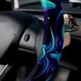 thumbnail image 5 of Alien 14.5 Inch Printing PVC Leather Car Wheel Cover Steering Wheel Cover Auto Accessories, 5 of 6