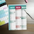thumbnail image 6 of 2026 Large Wall Calendar, 12 Month Yearly Planner with Stickers, Academic Organizer for Home Office, 74x52 cm, Monthly Overview, 6 of 9