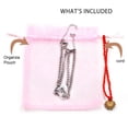 thumbnail image 2 of 2pcs Stainless Steel Chain Love Heart Bracelets for Men Women Boyfriend Girlfriend, 2 of 9