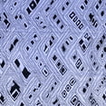 thumbnail image 1 of Ahgly Company Machine Washable Indoor Square Abstract Blue Modern Area Rugs, 8' Square, 1 of 4