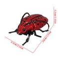 thumbnail image 3 of Yunuuuoa Jouet Insecte à Remonter Modèle Réaliste d'Insecte en Mouvement pour Jeu Éducatif Apprentissage Scientifique Interactif Tête et Queue Secouantes Figurine d'Action Exploration de la Nature Cadeau, 3 of 8