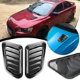 thumbnail image 2 of Carbon Color ABS Plastic Car Hood Vent Cover Sticker, Universal Air Flow Intake Scoop Trim for Most Cars, Exterior Styling Enhancement, Decorative Auto Accessory, 2 of 8