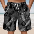 thumbnail image 2 of XINPING Men Plus Size Swim Trunks Casual Palm Tree Print Quick-Dry Swimming Swimsuit Beach Shorts Big and Tall Upf 50+ Sun Protection Beach Shorts Bathing Suits, 2 of 6