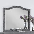 thumbnail image 2 of Deanna Button Tufted Dresser Mirror Grey, 2 of 4