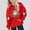 Red, variant on Piuwrlz Girls Hood Halloween Sweatshirts Kids Pattern Hat Hoodies Long Sleeve Pullover Gray Size 5 T