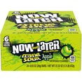 Now & Later Extreme Sour Candy, Apple, .93 Oz