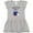 AC-Heather Grey, variant on Inktastic Happy Birthday, Papa- Cute Penguins Girls Baby Dress