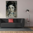 thumbnail image 3 of Epic Graffiti 'Baby Blue' by Loui Jover, Canvas Wall Art, 40"x60", 3 of 8