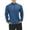 Dark Blue, variant on Mens T-Shirts Half-Zip Turtleneck Solid Color Basic Slim Long Sleeve Shirts Spring Fall Fashion Casual Sport Gym Pullover Tops Tees
