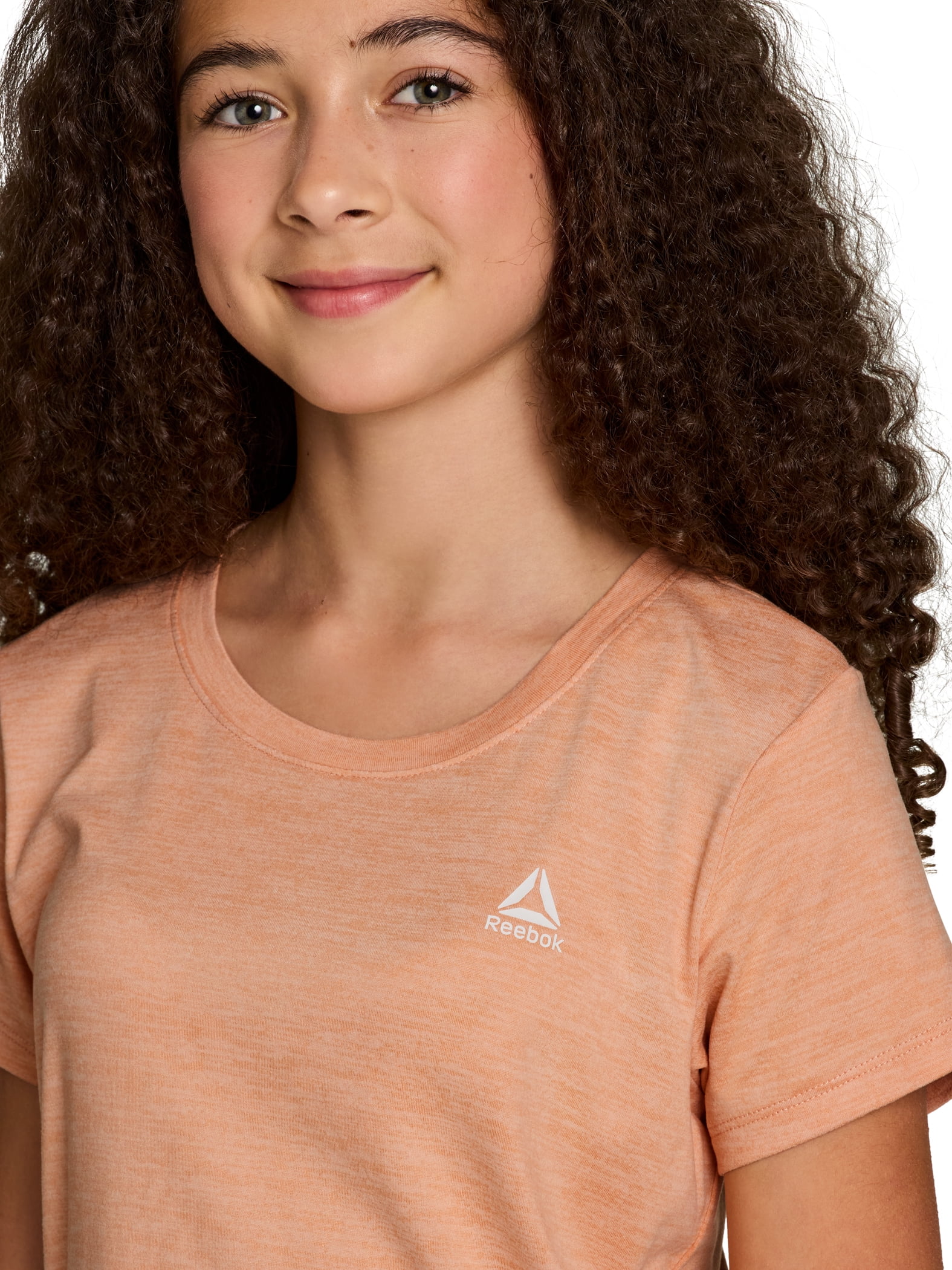 Reebok Girl's Legacy Performance Short Sleeve T-Shirt, Sizes 4-18