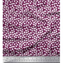 Soimoi Cotton Poplin Fabric Floral Shirting Print Sewing Fabric Yard 56 Inch Wide