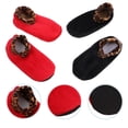 thumbnail image 6 of HONITANO 2Pairs Sock Slippers Flannel Floor Socks Anti-slip Warmth Comfortable Wear Indoor Use, 6 of 8