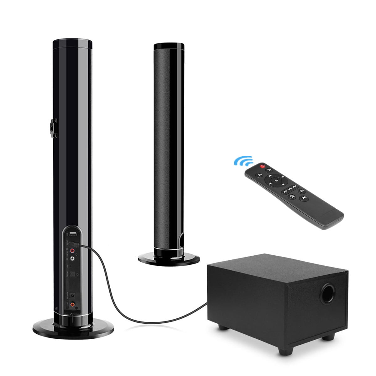 Detachable Wireless bluetooth Soundbar 20W HiFi Speaker and with 25W