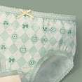 thumbnail image 5 of CAUYDY 6 12 18 Monthes Infant Girls Cotton Briefs 2T 3T 4T Toddler Girls Panties Baby Underwear 5T 6T 7T Kids 4-Pack Cute Floral Print Underpants (Sizes 2-3 Years,L04-Light Green), 5 of 5
