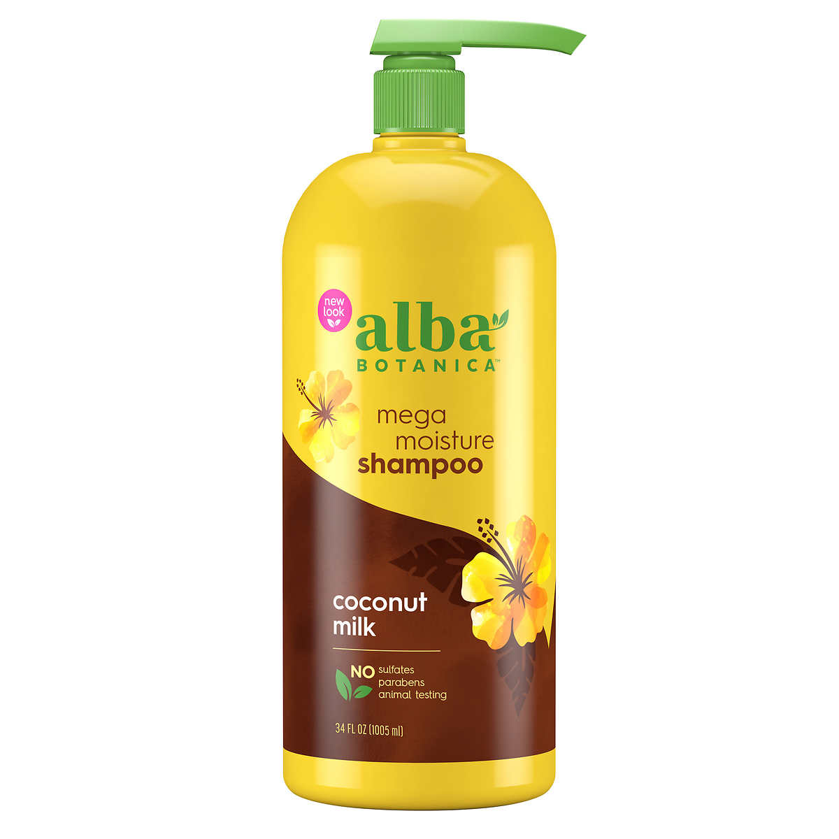 Alba Botanica Coconut Milk Shampoo, 34 fl oz