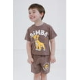 thumbnail image 2 of Disney Lion King Simba Timon Pumbaa T-Shirt and Shorts Outfit Set Toddler to Big Kid, 2 of 5