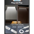 thumbnail image 3 of Luces LED para tiendas ELEKICO, 2 pies, 40 W, 5600 lm, 6000 K, paquete de 4, 3 of 6