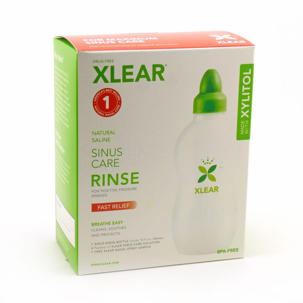 Xlear Natural Sinus Rinse with Xylitol, 1 Kit