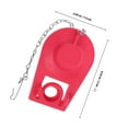 thumbnail image 2 of CHICHUMID Flapper de Toilette en Silicone Rouge 1Ensemble pour Réservoir de Toilette Installation Facile Imperméable, 2 of 8