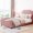 Pink, variant on Twin size, velvet - upholstered daybed | Blends well with various room decors