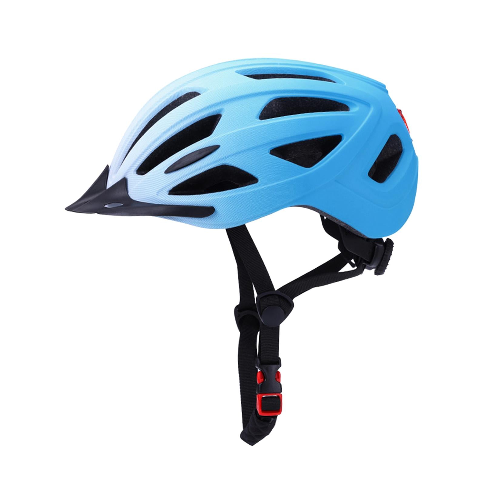 Axioma Bicycle Helmet Head Protective Lightweight with LED Safety Light Bike Helmet Blue