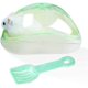 thumbnail image 1 of 2pcs Hamster Bathroom, Plastic Tub For Gerbil, Hamster Bathroom Chinchilla Small Animals (random Color), 1 of 4