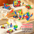 thumbnail image 2 of Classic Building Toys - 93Pieces Interlocking Construction Building Blocks, DIY Building Set for 3-8 Year Old Boys Girls Birthday Gifts, 2 of 6