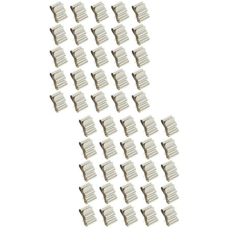 

100 pcs Portable Solar Panel Wire Clips Stainless Steel Cable Wire Clamps