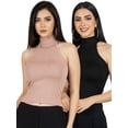 thumbnail image 1 of Pack 2 Playeras de Mujer Unitalla Camisetas de Dama Ajuste Perfeto Blusas Dama Casuales Camisa Mujer Casual O Deportiva Mujer Blusa, 1 of 9