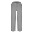 thumbnail image 6 of LEKWK Lounge Pants for Men Casual Pajama Bottoms Soft Sleepwear Elastic Waist with Drawstring Lightweight Relaxed Fit Yoga Joggers for Everyday Home Wear Gray L, 6 of 7